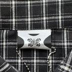Mertra Plaid Shirt - Black