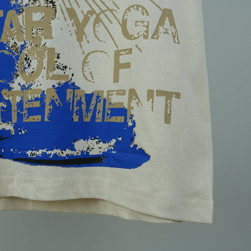 Hellstar Yoga T-Shirt Cream