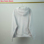 Sp5Der Rhinestone Logo Hoodie White