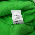 Sp5Der Punk V2 Rhinestone Hoodie Bright Green