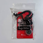 The North Face x Supreme Compass Keychain - Red/Black/White