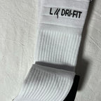 Nike Multiplier No Show Socks - Black/White