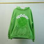 Sp5Der Web Hoodie Slime Green