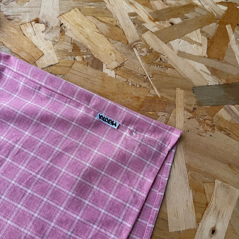 Mertra Plaid Shirt - Pink