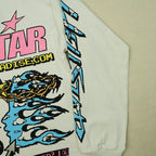 Hellstar Pixel L/S Tee White