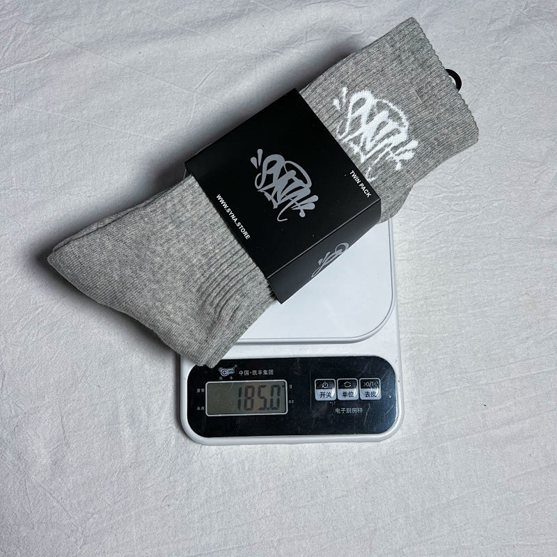 AMIRI Crew Socks - White/Black