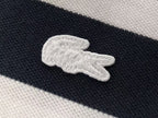 Lacoste Navy White Striped Polo Shirt