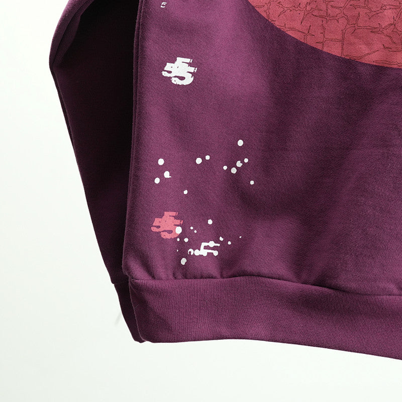 Sp5Der Nocturnal Highway Hoodie Dark Purple