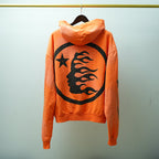 Hellstar Fire Orange Hoodie Orange Dye