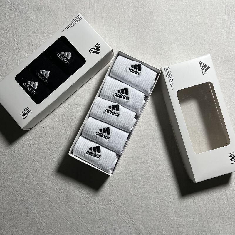 Athletic Brand Logo Socks 3-Pack Gift Box