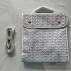 Goyard Style Monogram Briefcase Handbag