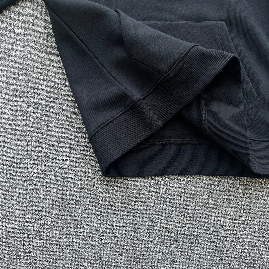 Hoodie Set Black Blue