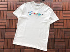 White Multicolor Logo T-Shirt