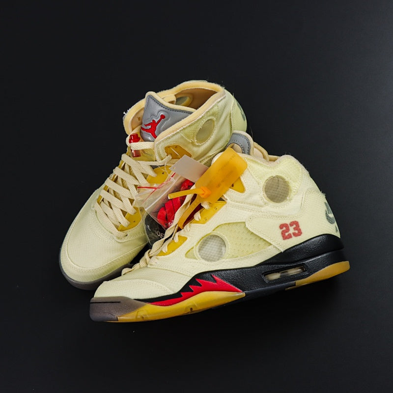 Air Jordan 5 Retro x Off-White Sail