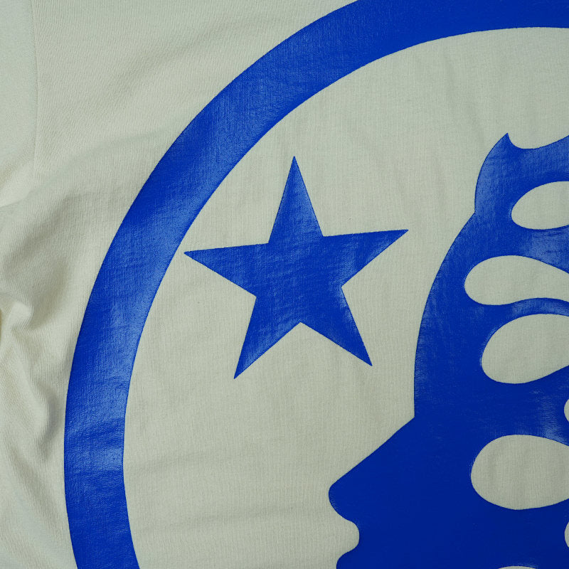 Hellstar Gel Sport Logo T-Shirt White/Blue