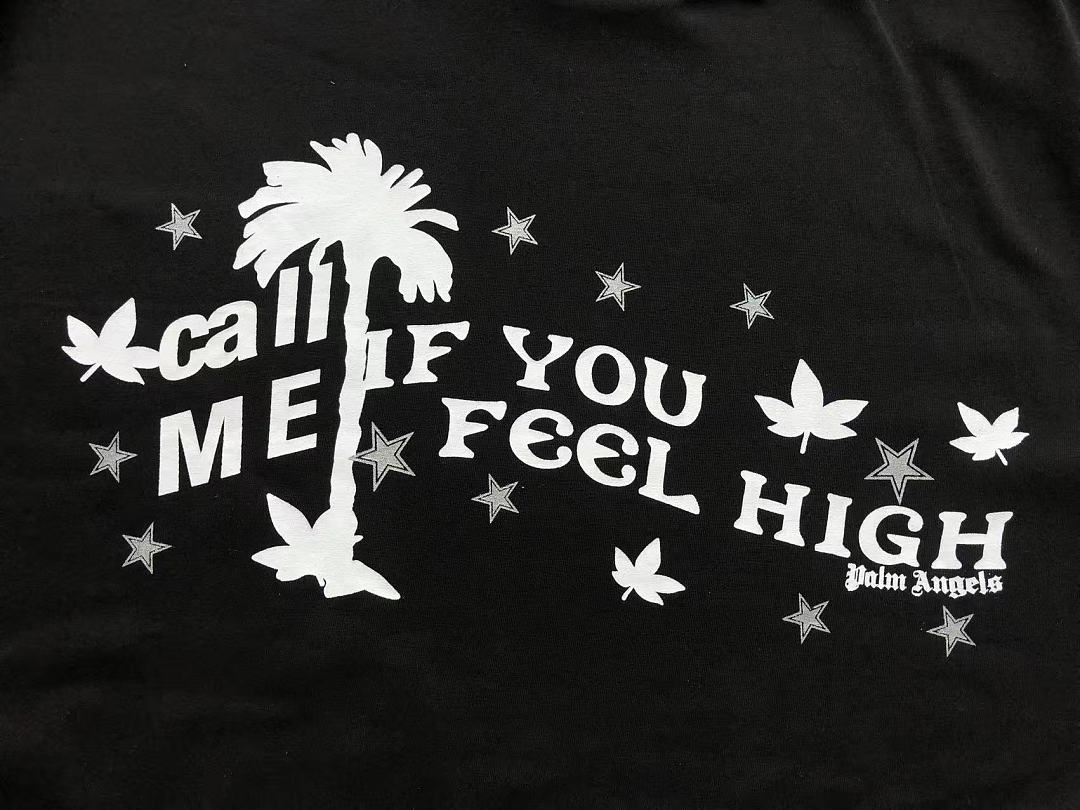 Black High Graphic Palm Angels T-Shirt