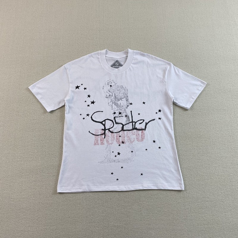 Travis Scott Cactus Jackx Sp5der Days Before Rodeo II Tee White