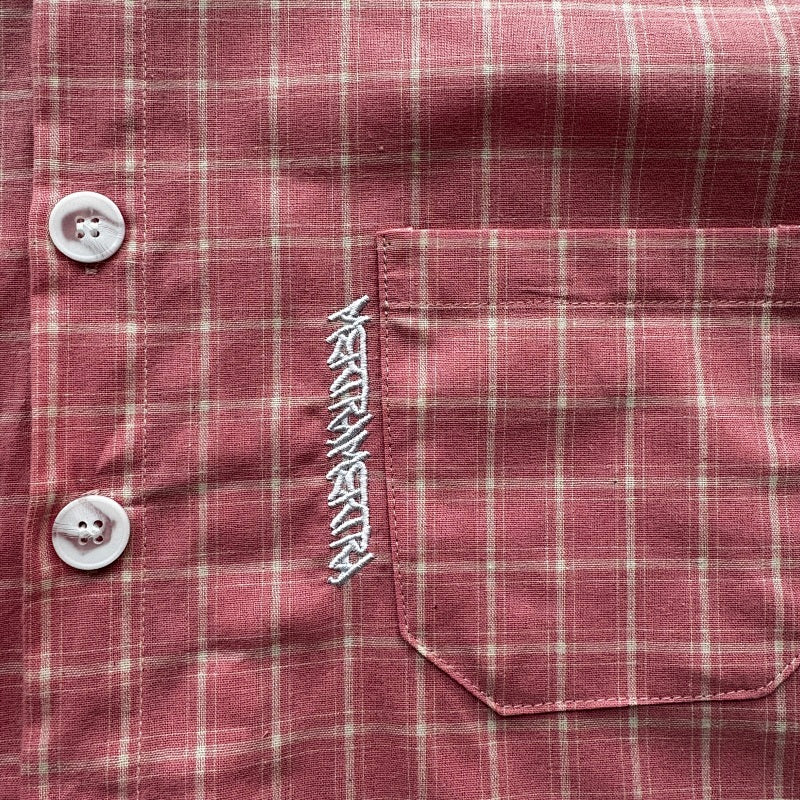 Mertra Plaid Shirt - Pink