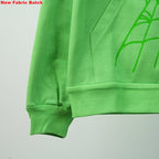 Sp5Der Web Hoodie Slime Green