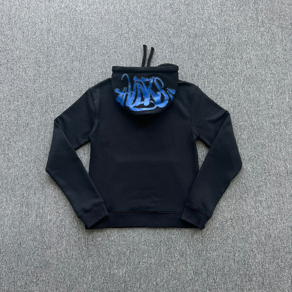 Hoodie Set Black Blue