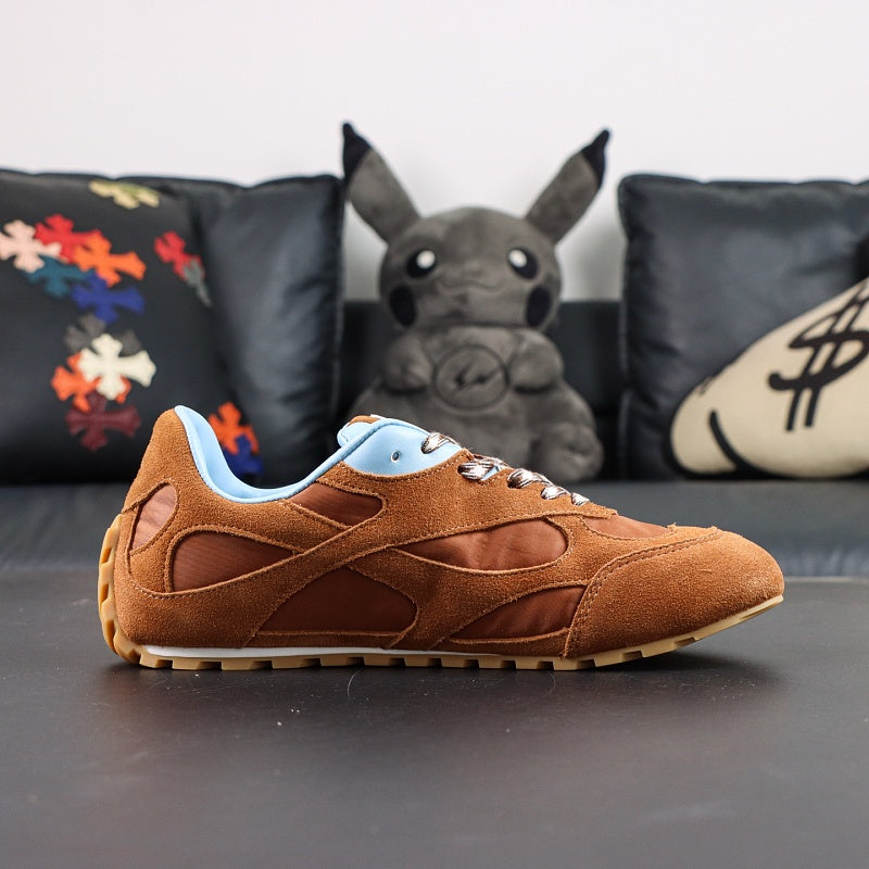 Bottega Veneta Speedster - Caramel/Light Blue