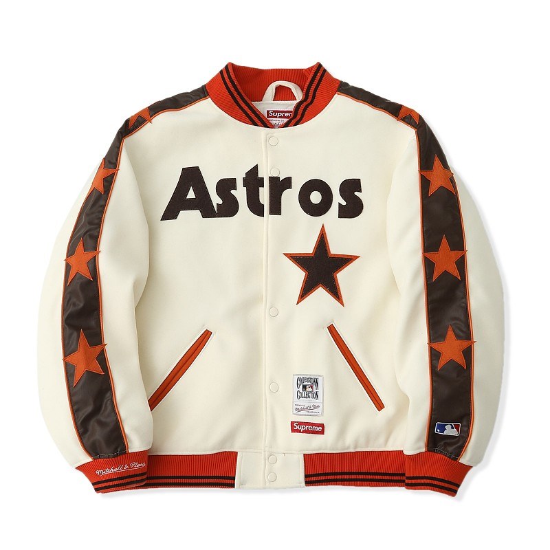 Supreme Basketball Graphic Varsity Jacket