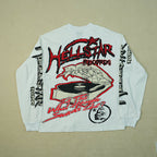 Hellstar White Studios Records Long Sleeve