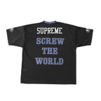 Supreme Screw The World Graphic T-Shirt