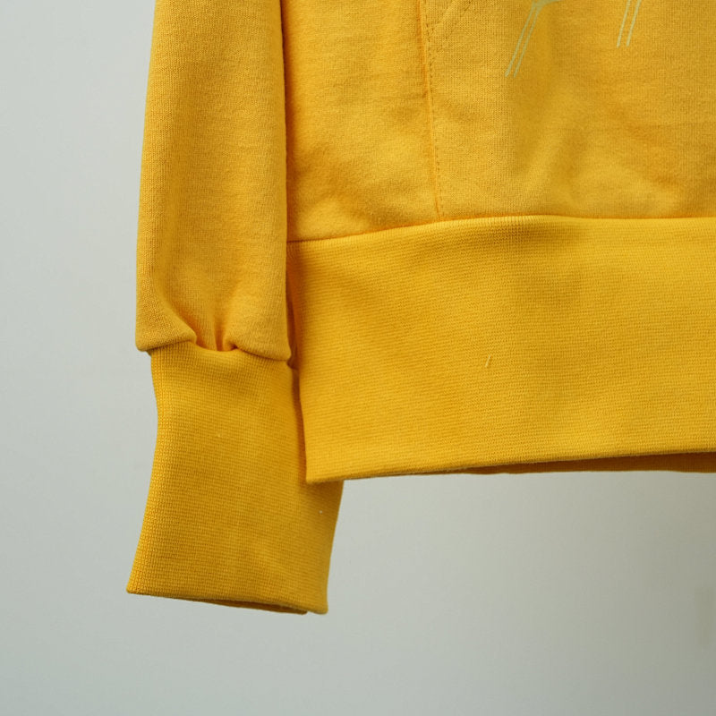 Sp5Der Logo Hoodie Yellow