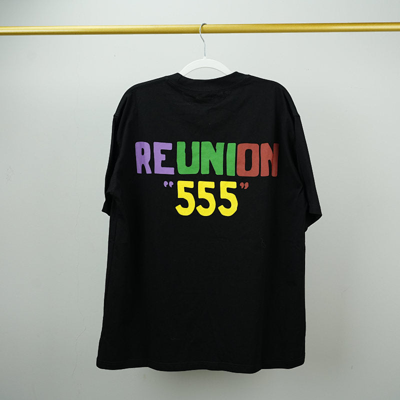 Sp5Der Oversized Reunion Tee Black