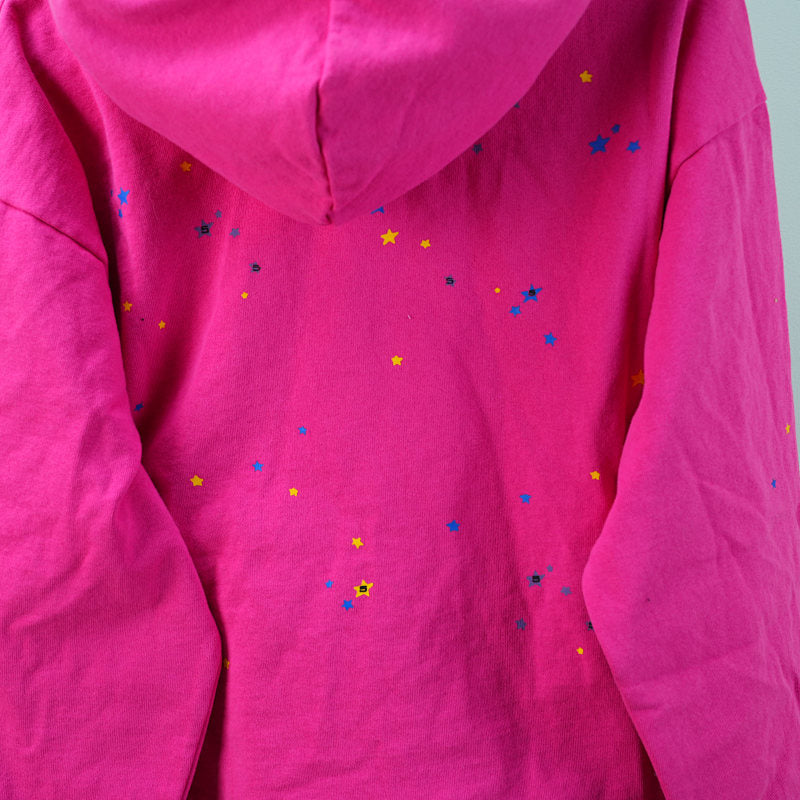 Sp5der P*NK V2 Hoodie Pink