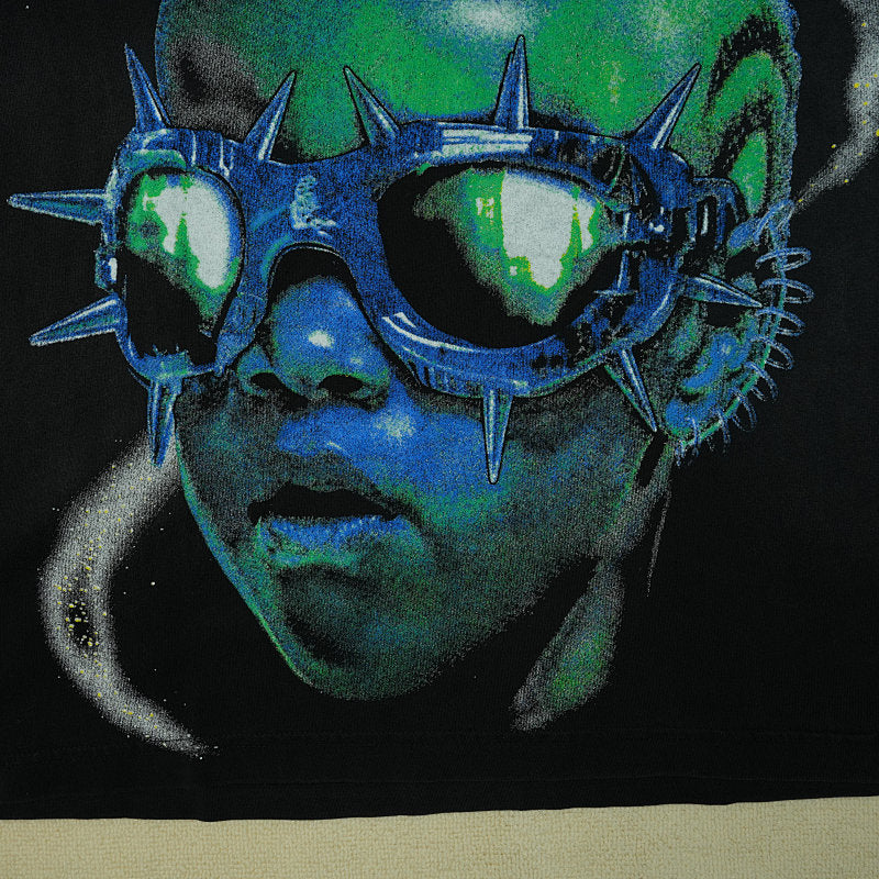 Hellstar The Future T-Shirt Black/Blue