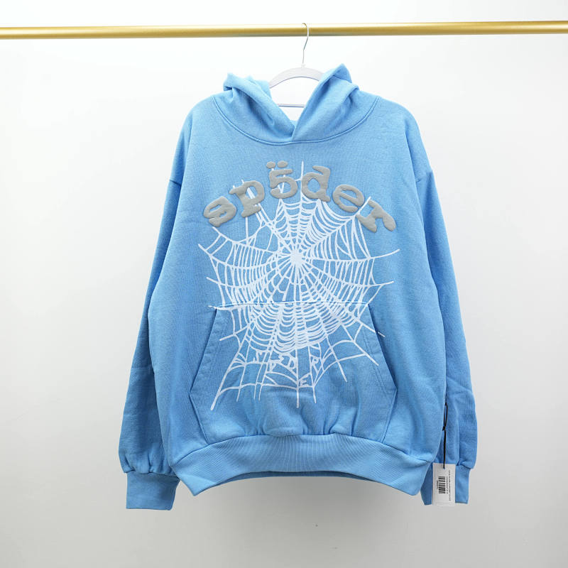 Sp5Der Og Web V2 Hoodie Dusty Blue