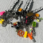 Balenciaga Keychain - Black/White/Multicolor