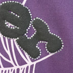 Sp5Der Web Hoodie Purple