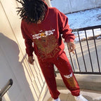 Sp5Der Logo Sweatpant Maroon
