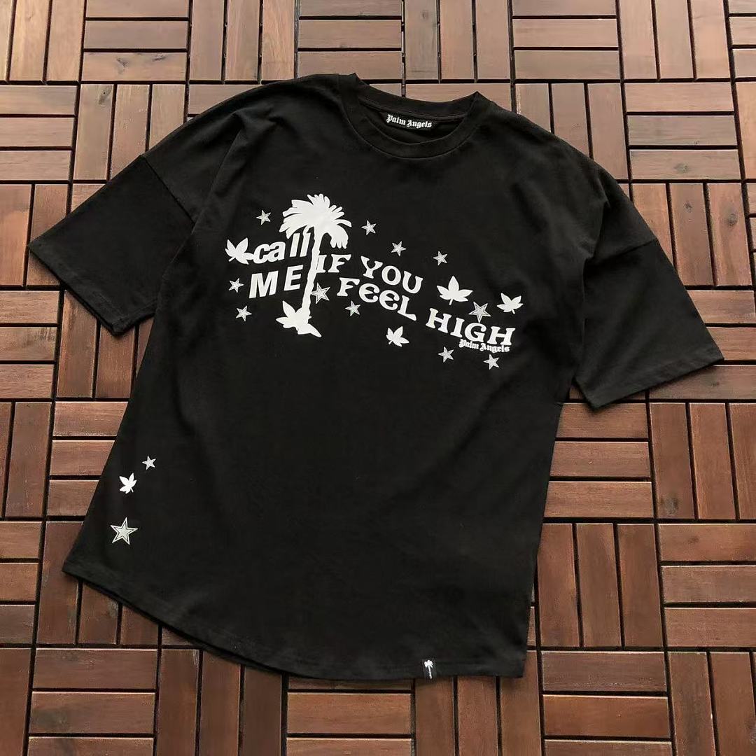 Black High Graphic Palm Angels T-Shirt