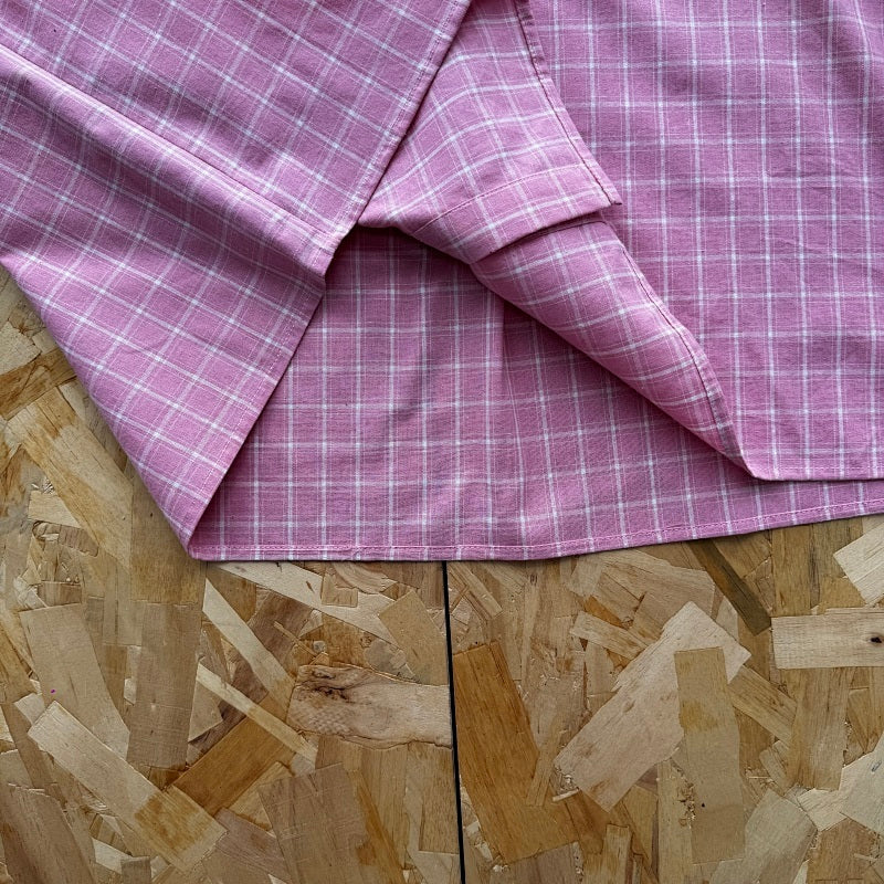 Mertra Plaid Shirt - Pink