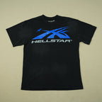Hellstar Gel Sport Logo (Black/Blue) Tshirt Black/Blue