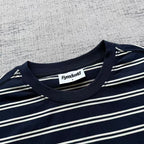 Striped Long Sleeve Crewneck - Navy/White