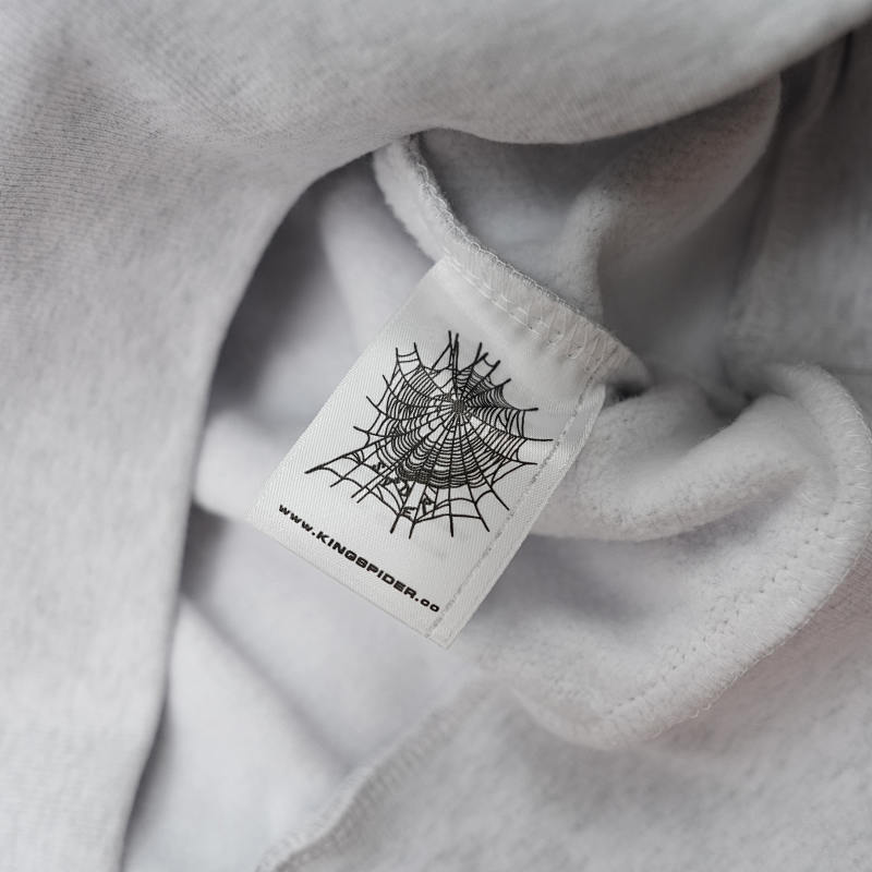 Sp5der Souvenir Hoodie Heather Grey