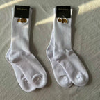 Plain White Ankle Socks Pair