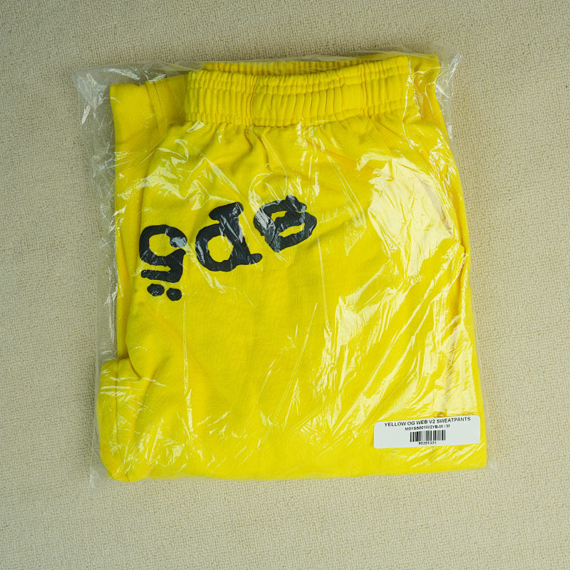 Sp5der Legacy Sweatpants Yellow