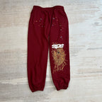 Sp5Der Logo Sweatpant Maroon
