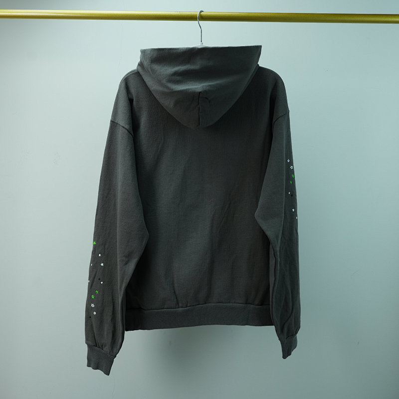 Sp5der Wait Web Hoodie Slate Grey