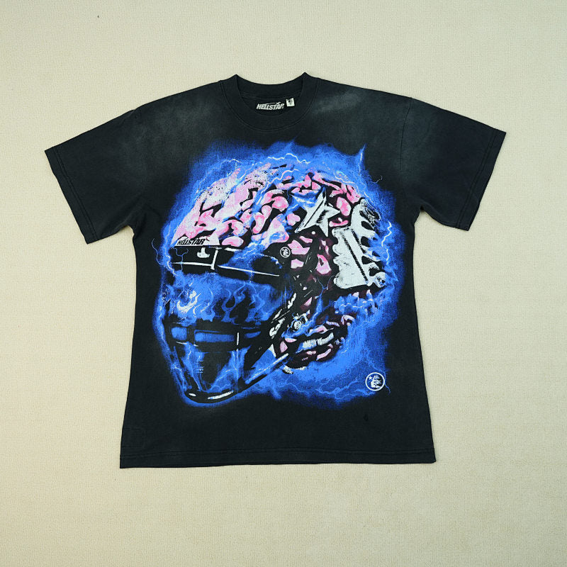 Hellstar Powered Bythe Star T-Shirt Black