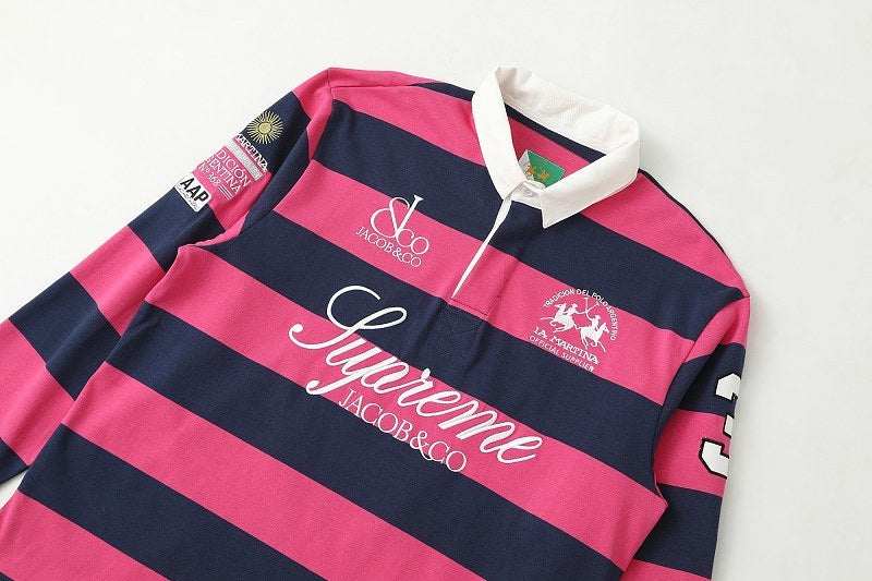 Supreme Jacob and Co Striped Rugby Shirt