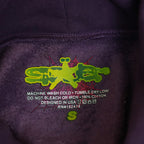 Sp5Der Web Hoodie Purple
