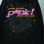 Sp5der P*NK Hoodie Black
