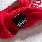Supreme x New Era Ski Mask - Red/White